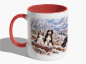 Preview: Winter in den Highlands - Bearded Collie Tasse No. 4